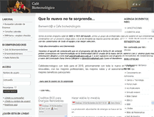 Tablet Screenshot of cafebiotecnologico.com.ar